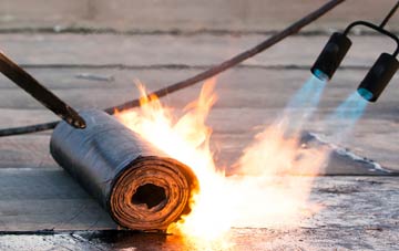 Hagloe asphalt flat roofing repairs